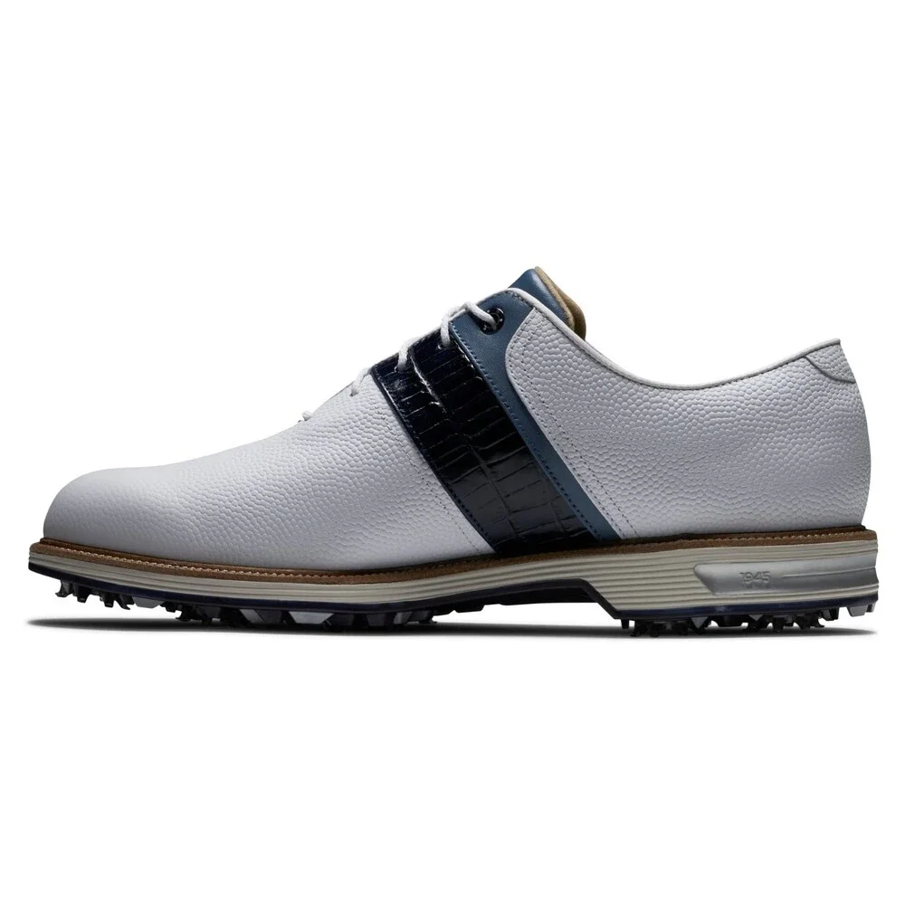 FootJoy Premiere Series - Packard 54269 Men's 9 B White Navy Golf Shoes MEW2348